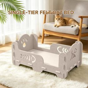 Only Self Pickup---Single Cat Bed (Option: WHITE)